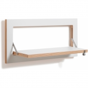 Ambivalenz - Fläpps Regal 60x27 cm Weiß