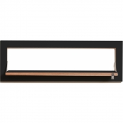 Ambivalenz - Fläpps Regal 80x27 cm Schwarz