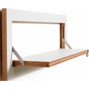 Ambivalenz - Fläpps Regal 80x27 cm Weiß