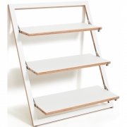 Ambivalenz - Fläpps Lehnregal Weiß