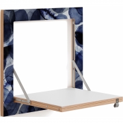 Ambivalenz - Fläpps Regal 40x40 cm Bubbles Indigo – Pattern Studio