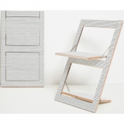 Ambivalenz - Fläpps Klappstuhl 75 cm Watercolor Stripes – Kind of Style