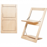 Ambivalenz - Fläpps Klappstuhl 75 cm Birke natur