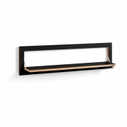 Ambivalenz - Fläpps Regal 100x27 cm Schwarz
