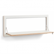 Ambivalenz - Fläpps Regal 100x40 cm Weiß