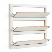 Ambivalenz - Fläpps Schuhregal 80x80 cm 