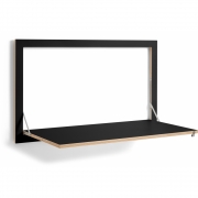 Ambivalenz - Fläpps Sekretär/in 100x60 cm Schwarz