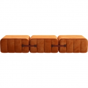 Ambivalenz - Curt Sofa Set 3 Russet Rot (Barcelona V3347/17)