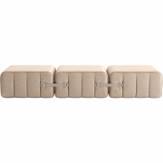 Ambivalenz - Curt Sofa Set 3 Beige / Grau (Dama 0029)