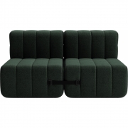 Ambivalenz - Curt Sofa Set 4 Dunkelgrün (Dama 0061)