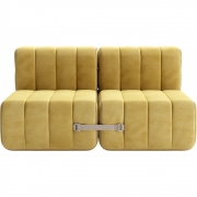 Ambivalenz - Curt Sofa Set 4 Gelb (Barcelona Cornhusk V3347/50)