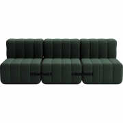 Ambivalenz - Curt Sofa Set 6 Dunkelgrün (Dama 0061)