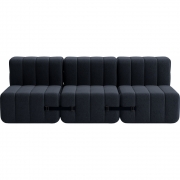 Ambivalenz - Curt Sofa Set 6 Dunkelgrau (Jet 9806)