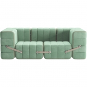 Ambivalenz - Curt Sofa Set 7 Hellgrün (Barcelona Patina V3347/46)