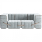 Ambivalenz - Curt Sofa Set 7 Hellblau (Barcelona River V3347/33)