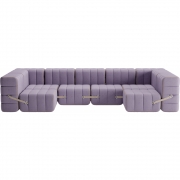 Ambivalenz - Curt Sofa Set 15 Flieder (Dama 0039)