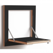 Ambivalenz - Fläpps Kleiderstange Hängrail 40x40 cm | Schwarz