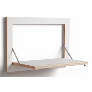 Ambivalenz - Fläpps Kleiderstange Hängrail 60x40 cm | Weiß