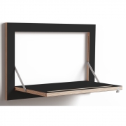 Ambivalenz - Fläpps Kleiderstange Hängrail 60x40 cm | Schwarz