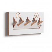 Ambivalenz - Fläpps Garderobe Monsterhäng 40x20 cm | Weiß