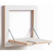 Ambivalenz - Fläpps Gitarrhäng 40x40 cm | Weiß