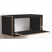 Ambivalenz - Fläpps Box Sideboard Schwarz