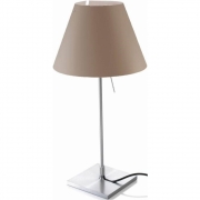 Luceplan - Costanzina Tischleuchte Petrolblau | Alu