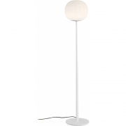 Luceplan - Lita Stehleuchte Weiß Aluminium (Ø 30 cm)