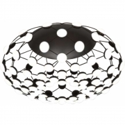 Luceplan - Mesh D86 LED Deckenleuchte Ø70 cm, Phasenabschnitt 