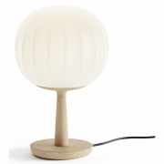 Luceplan - Lita Tischleuchte mit Gestell Ø 18 cm | Eschenholz