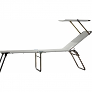 Fiam - Amigo 40+ Sun Sonnenliege mit Sonnendach Weiß