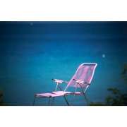 Fiam - Spaghetti Sessel / Liegestuhl Pink