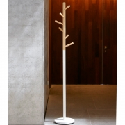 Jan Kurtz - Kent Kleiderständer Weiß/Buche natur 