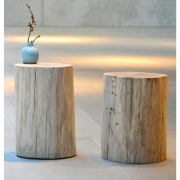 Jan Kurtz - Block Hocker Eiche rund (SALE im Showroom*) 38 cm