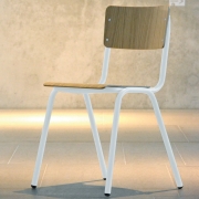Jan Kurtz - Zero Stuhl Eiche / Weiß