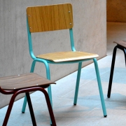 Jan Kurtz - Zero Stuhl Eiche / Türkis