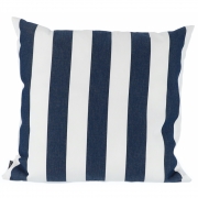 Jan Kurtz - Somnia Kissen Blockstreifen 48x48 cm Dunkelblau