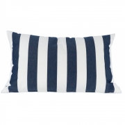 Jan Kurtz - Somnia Kissen Blockstreifen 60x40 cm Dunkelblau
