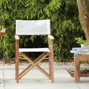 Jan Kurtz - Maxx Regiesessel Teak Weiß