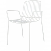 Jan Kurtz - Mori Armlehnenstuhl Weiß