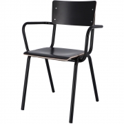 Jan Kurtz - Zero Armlehnstuhl Schwarz / Schwarz