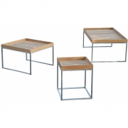 Jan Kurtz - Pizzo Beistelltisch/Couchtisch Teak 