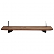 AYTM - Aedes Wandregal Large Walnut / Black