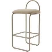 AYTM - Angui Barhocker H 82,5 cm Taupe Bouclé