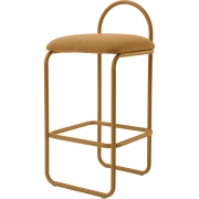 AYTM - Angui Barhocker H 82,5 cm Bernstein Bouclé