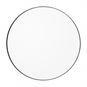 AYTM - Circum Spiegel Ø 90 cm Clear / Schwarz
