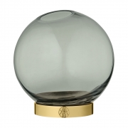 AYTM - Globe Vase Forest / Gold / Ø21xH21 cm