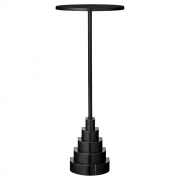 AYTM - Solum Tisch Black / Ø32xH78 cm