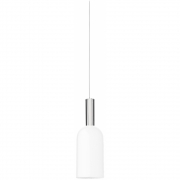 AYTM - Luceo Zylinder Pendelleuchte Weiß / Durchsichtig