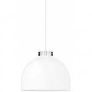AYTM - Luceo Rund Pendelleuchte Weiß / Durchsichtig, Ø45 cm